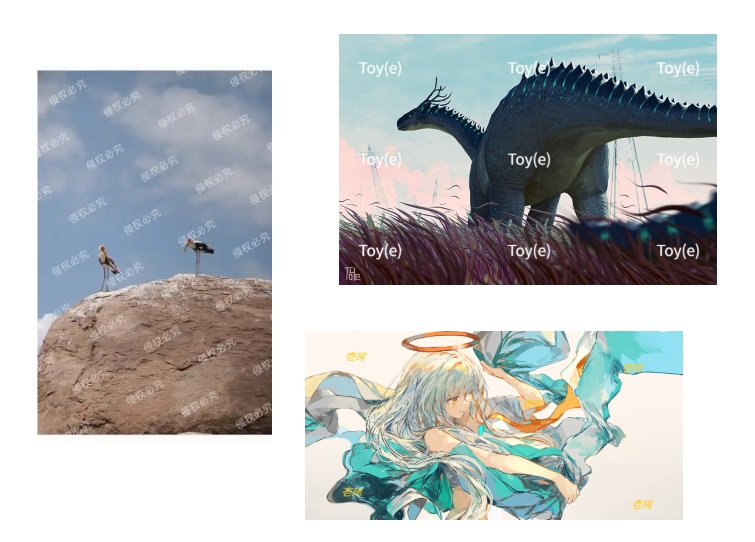 明水印效果展示